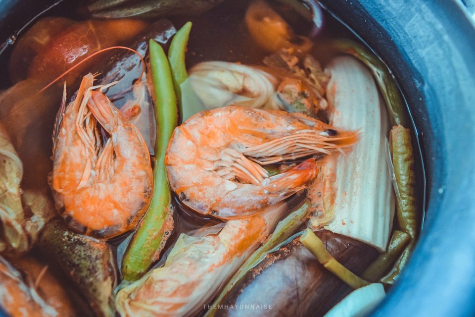 shrimp sinigang | ciao pizzeria by the sea | sundowners bolinao | themhayonnaise